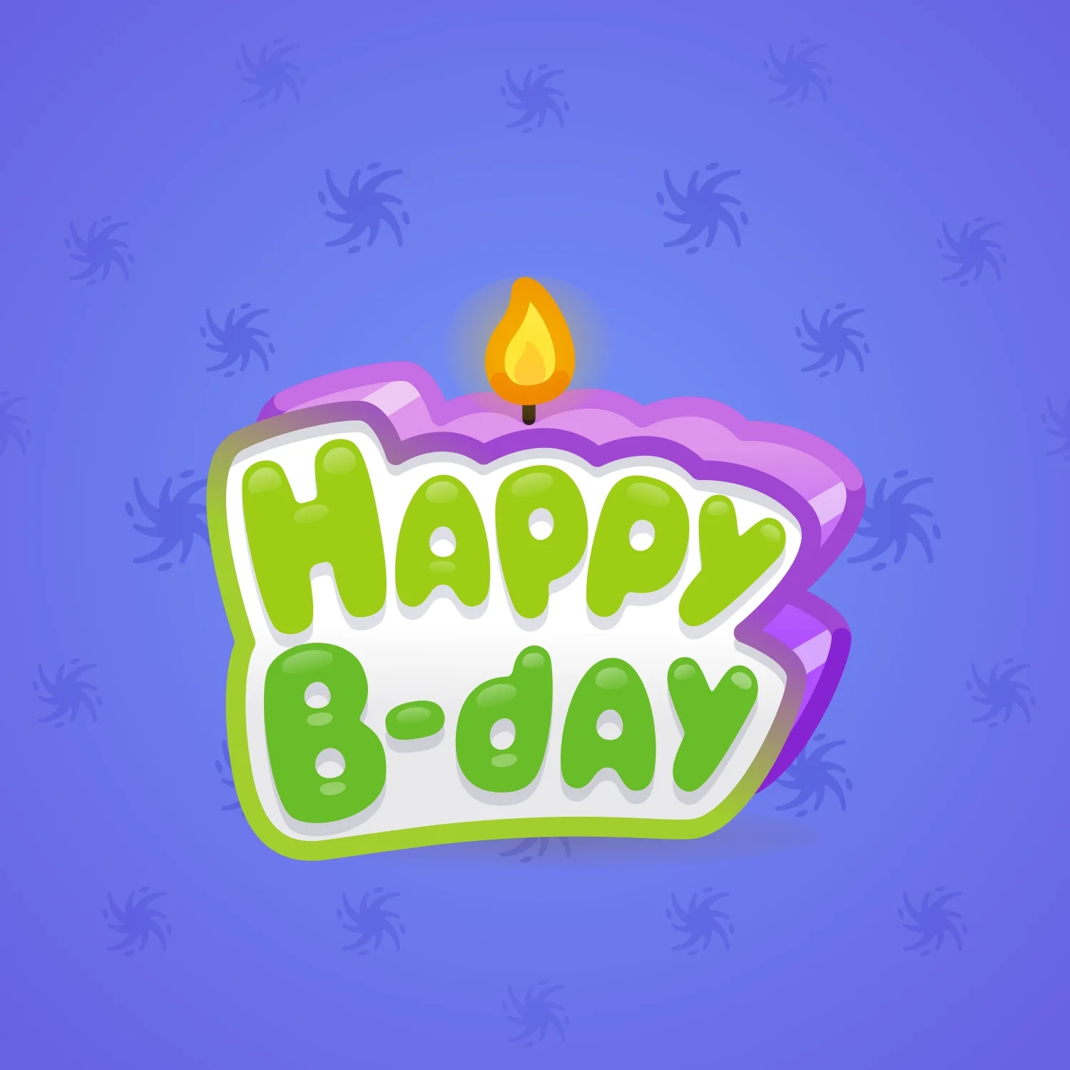 B-Day Candle
