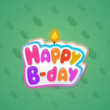 B-Day Candle