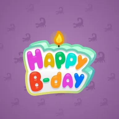 B-Day Candle