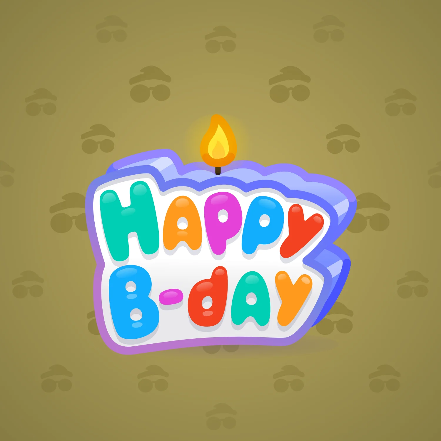 B-Day Candle #249246