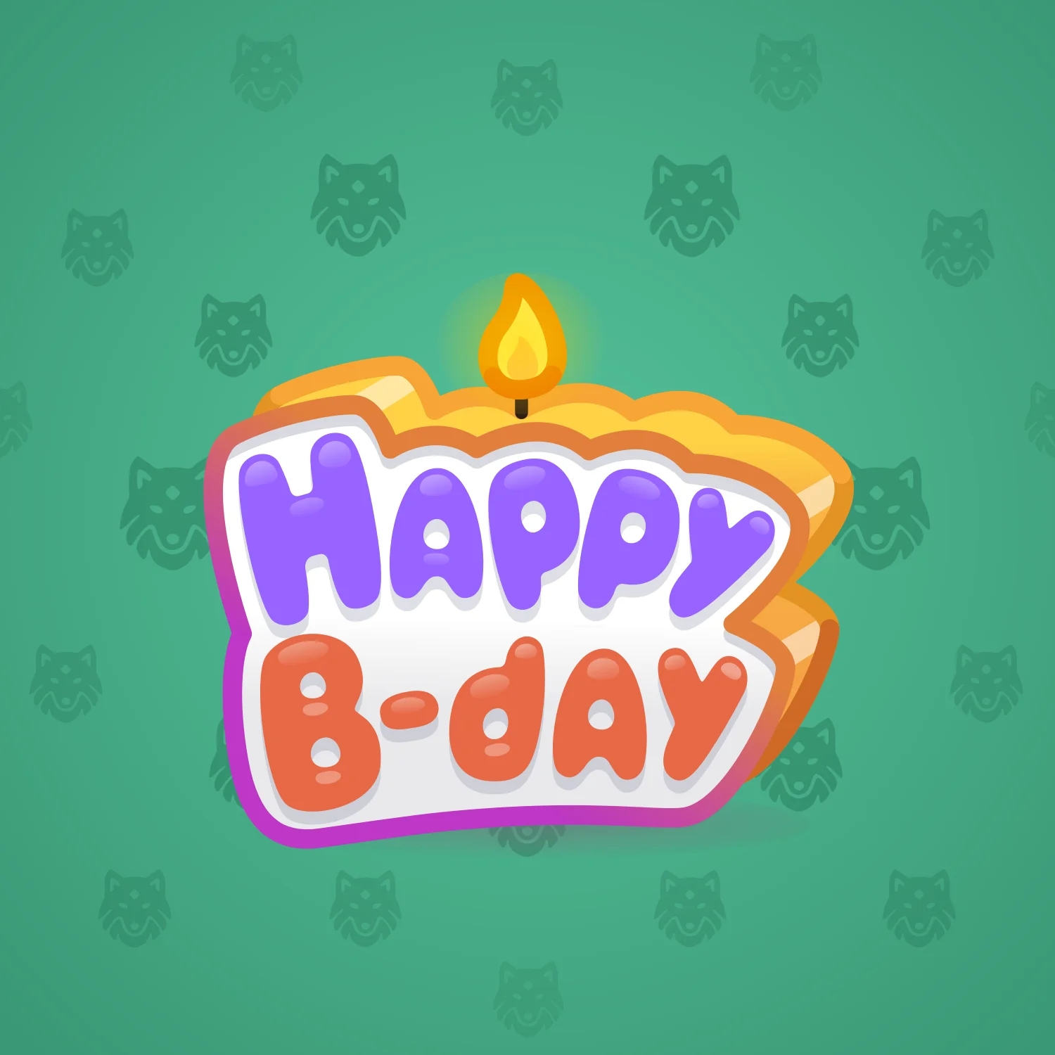 B-Day Candle