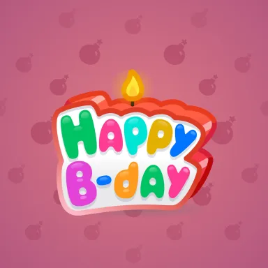 B-Day Candle #25017