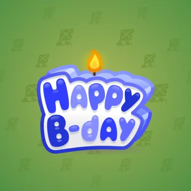 B-Day Candle #250755