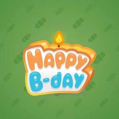 B-Day Candle