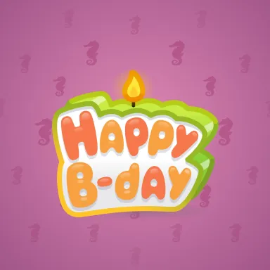 B-Day Candle