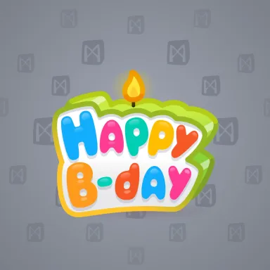 B-Day Candle