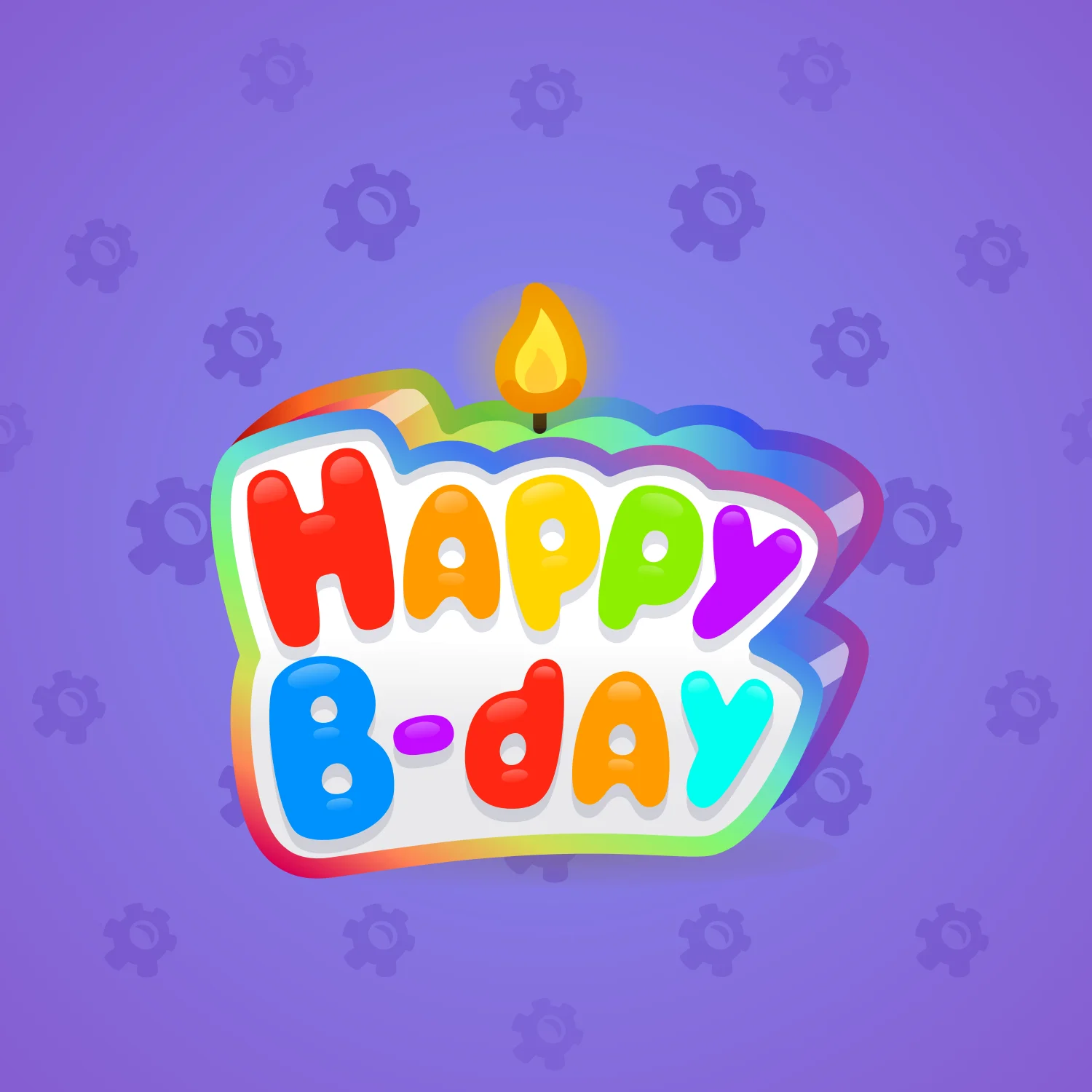 B-Day Candle