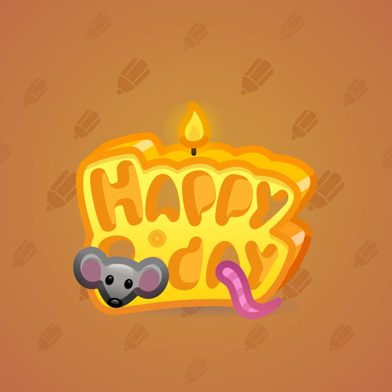 B-Day Candle