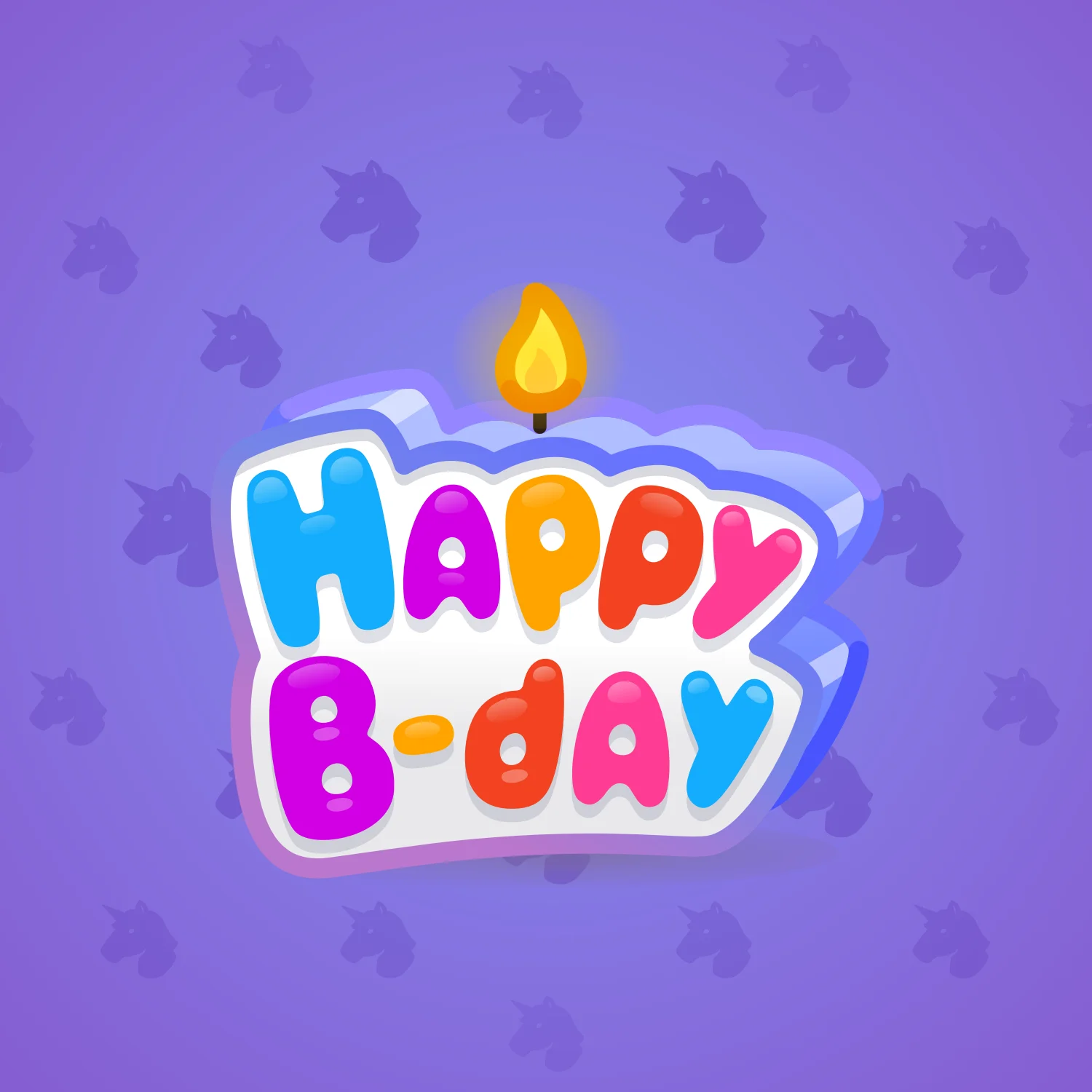 B-Day Candle