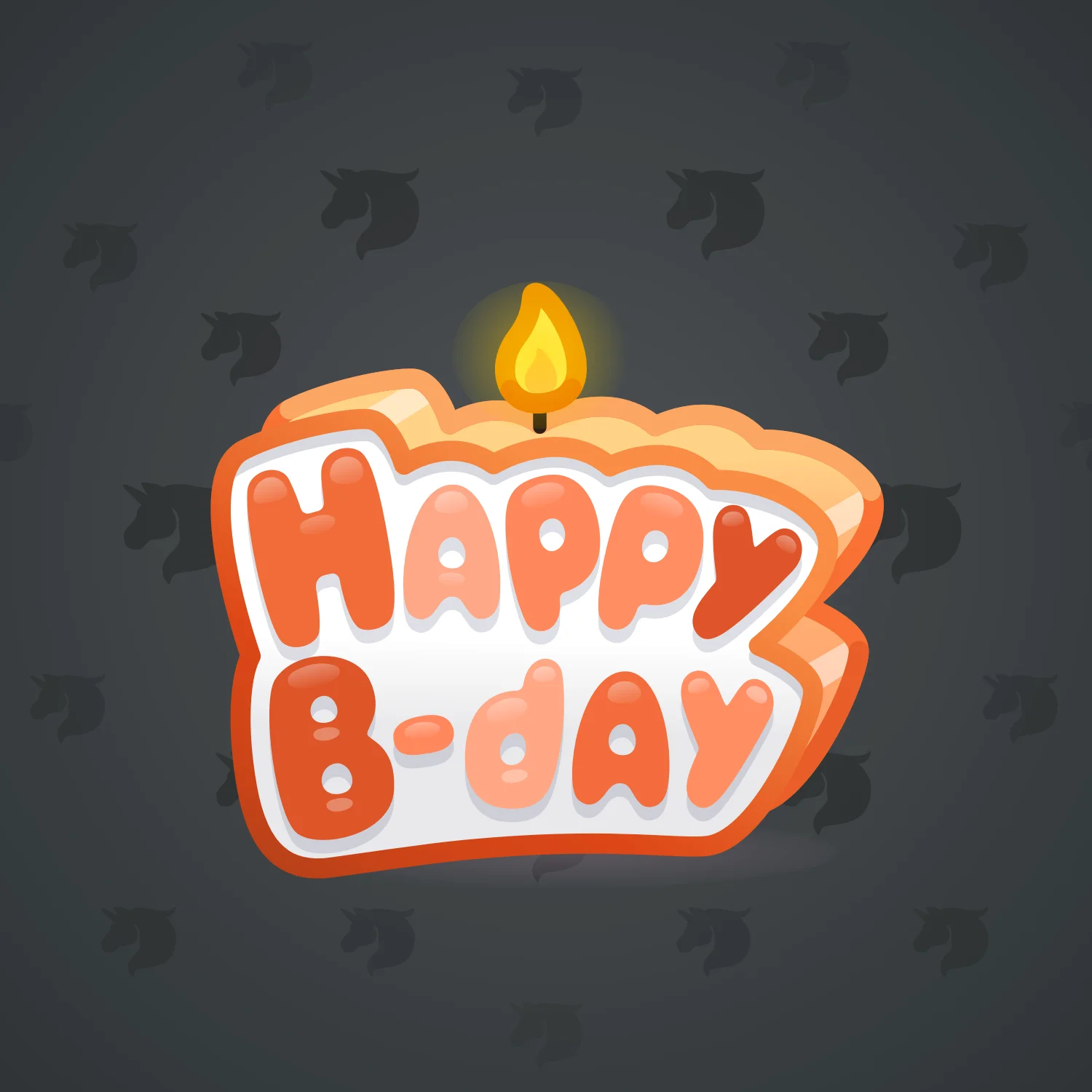 B-Day Candle #25979