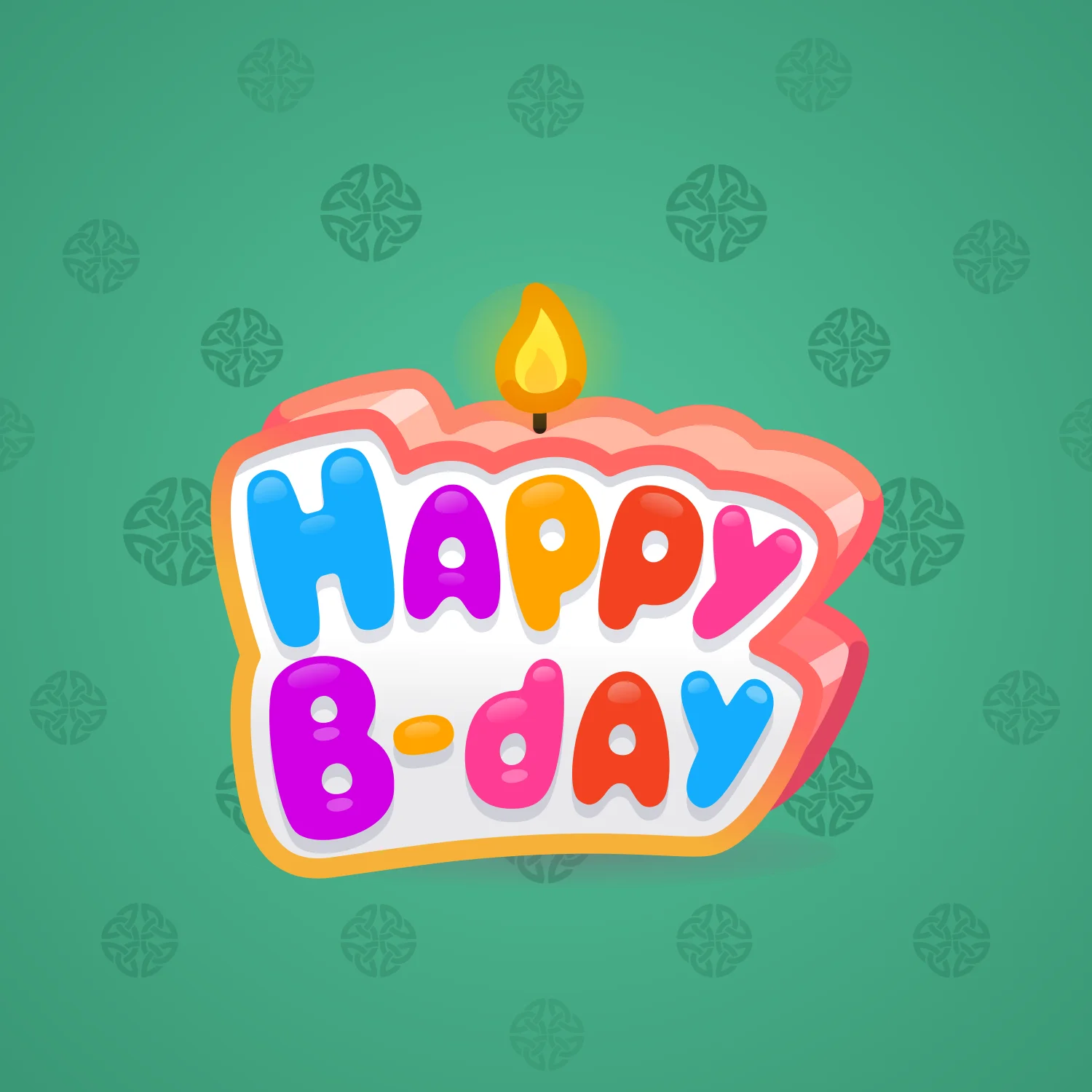 B-Day Candle