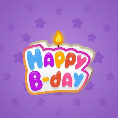 B-Day Candle #26315