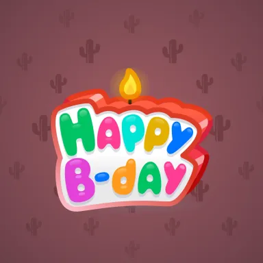 B-Day Candle