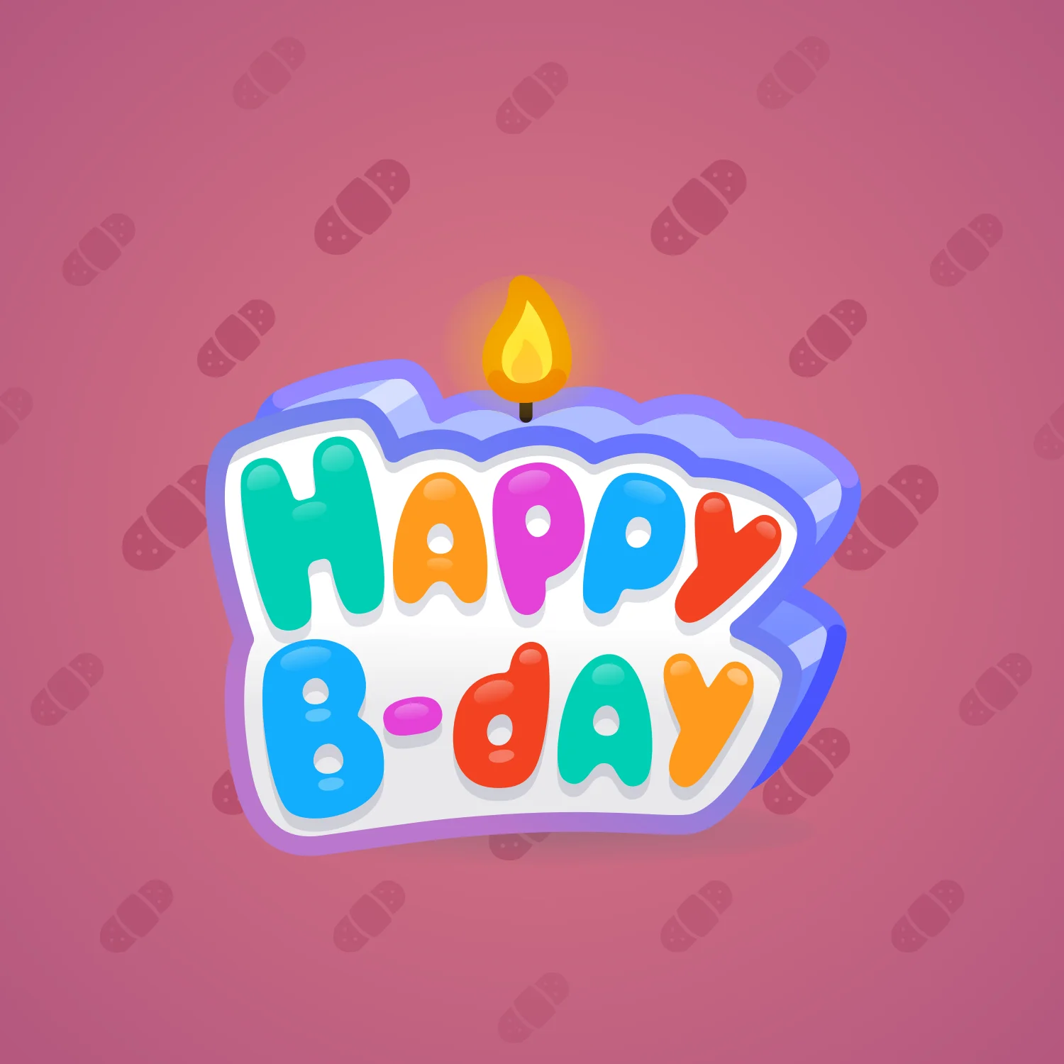 B-Day Candle