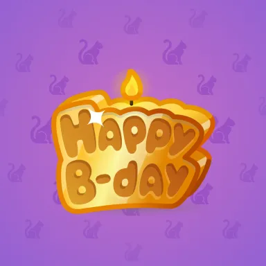 B-Day Candle