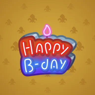 B-Day Candle