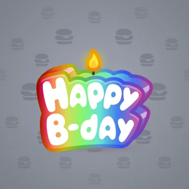B-Day Candle