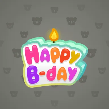 B-Day Candle