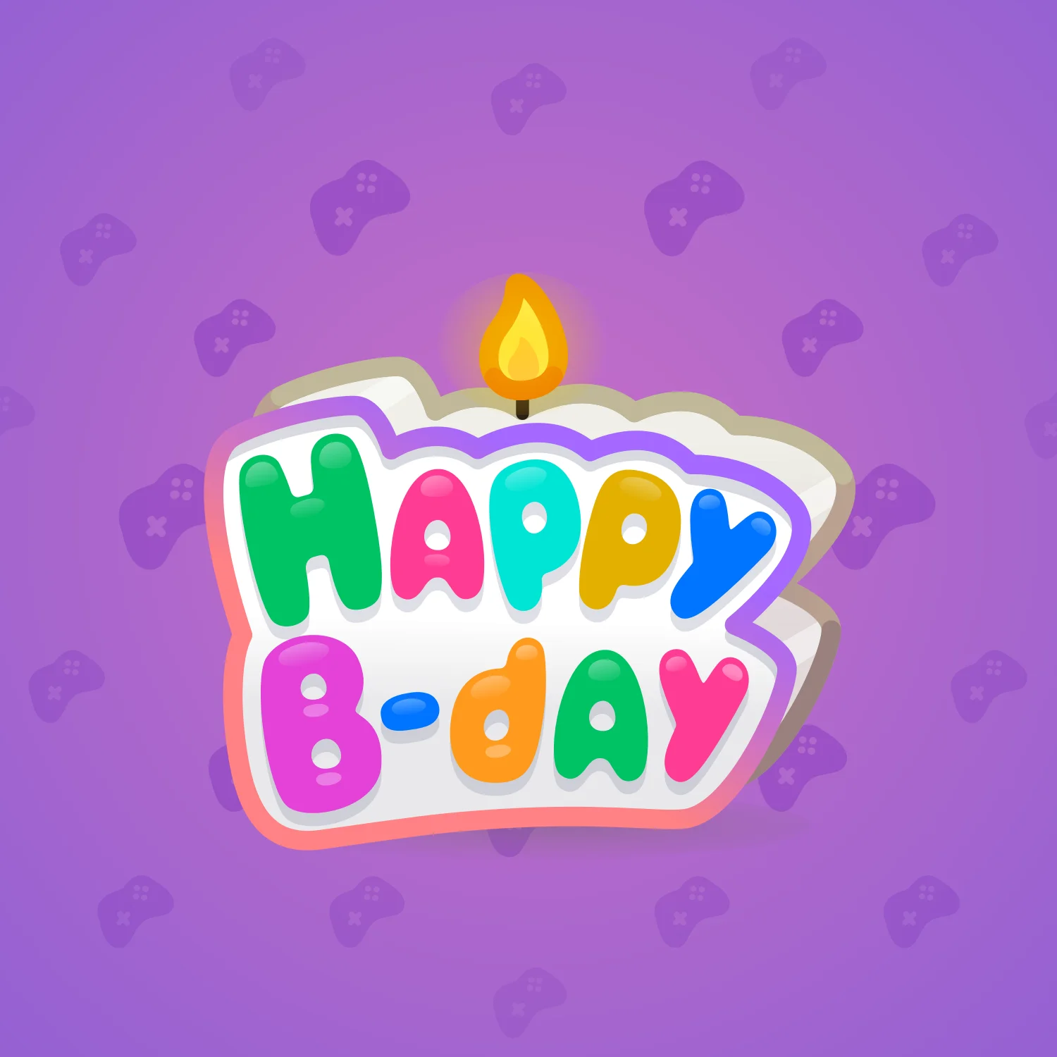 B-Day Candle