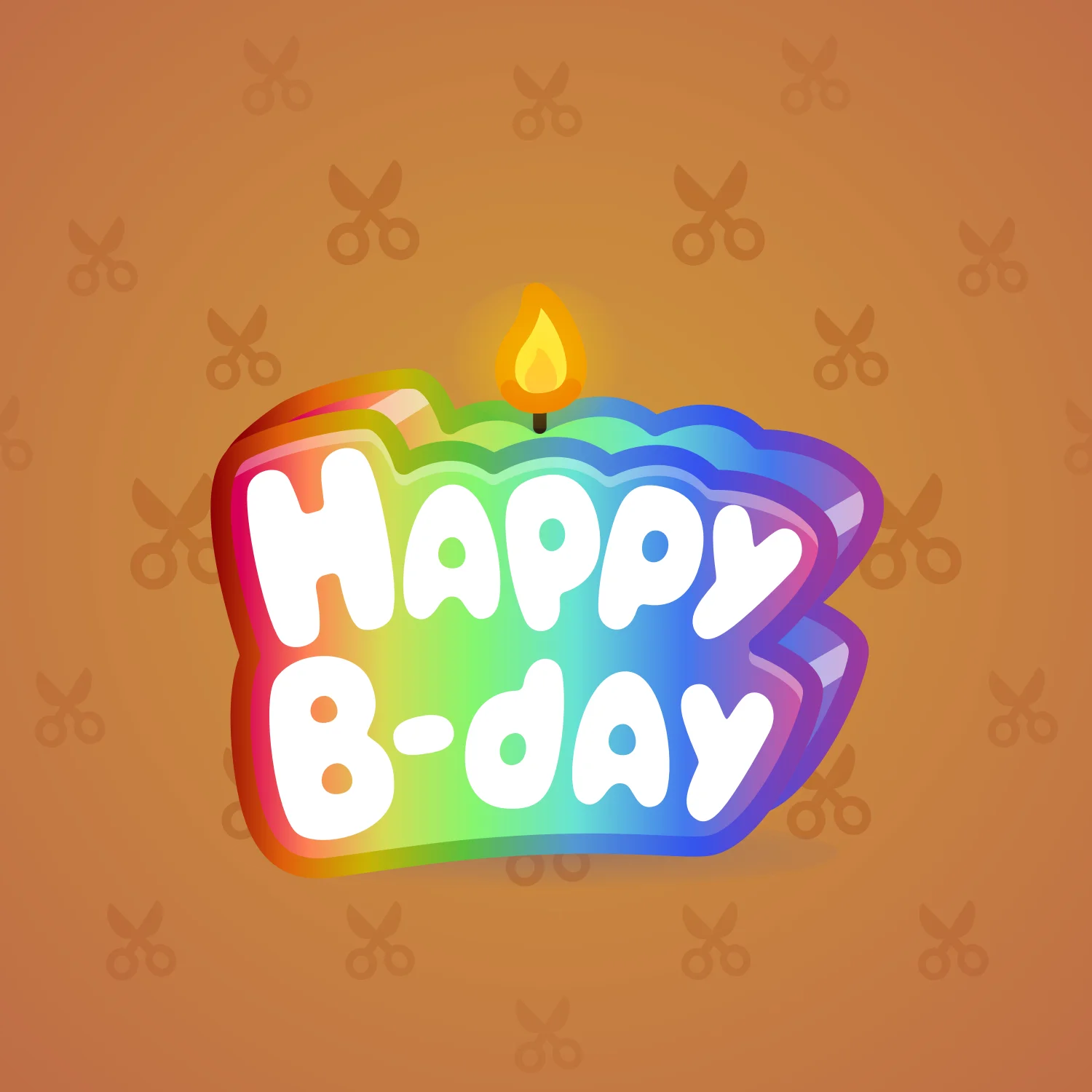 B-Day Candle