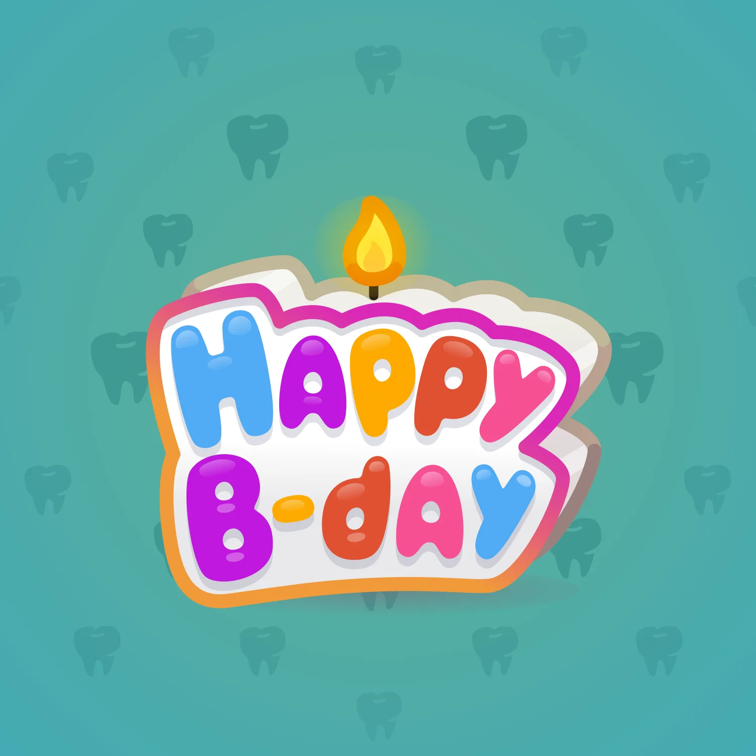 B-Day Candle