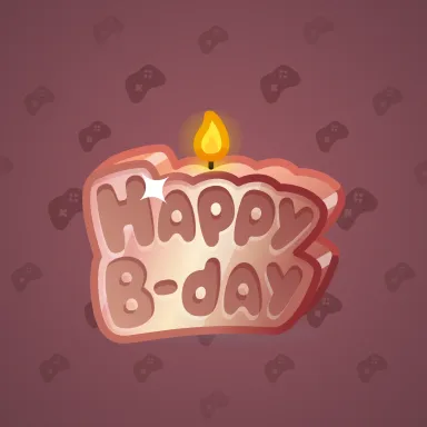 B-Day Candle #29732