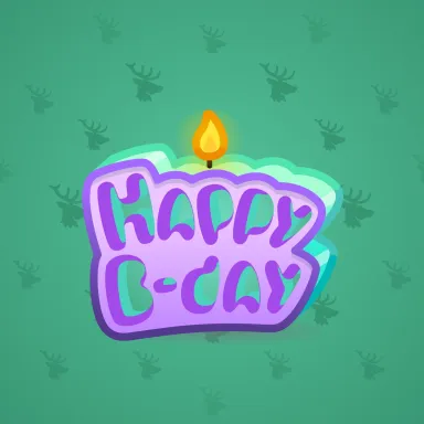B-Day Candle #30037