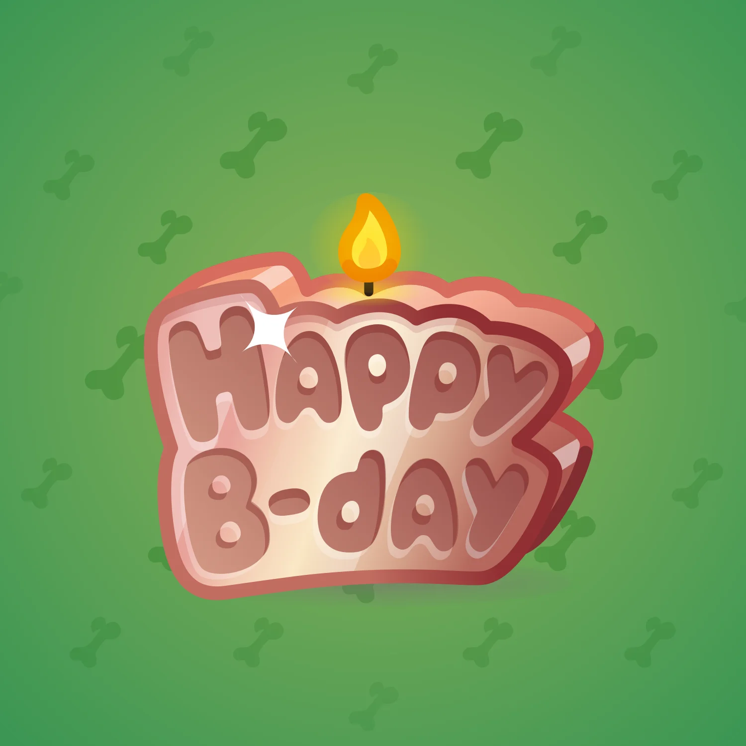 B-Day Candle