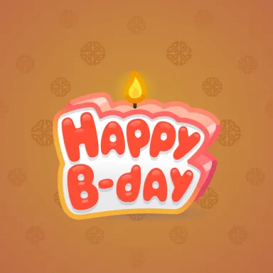 B-Day Candle