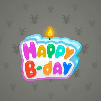 B-Day Candle