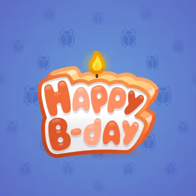 B-Day Candle #32002