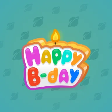 B-Day Candle #32979