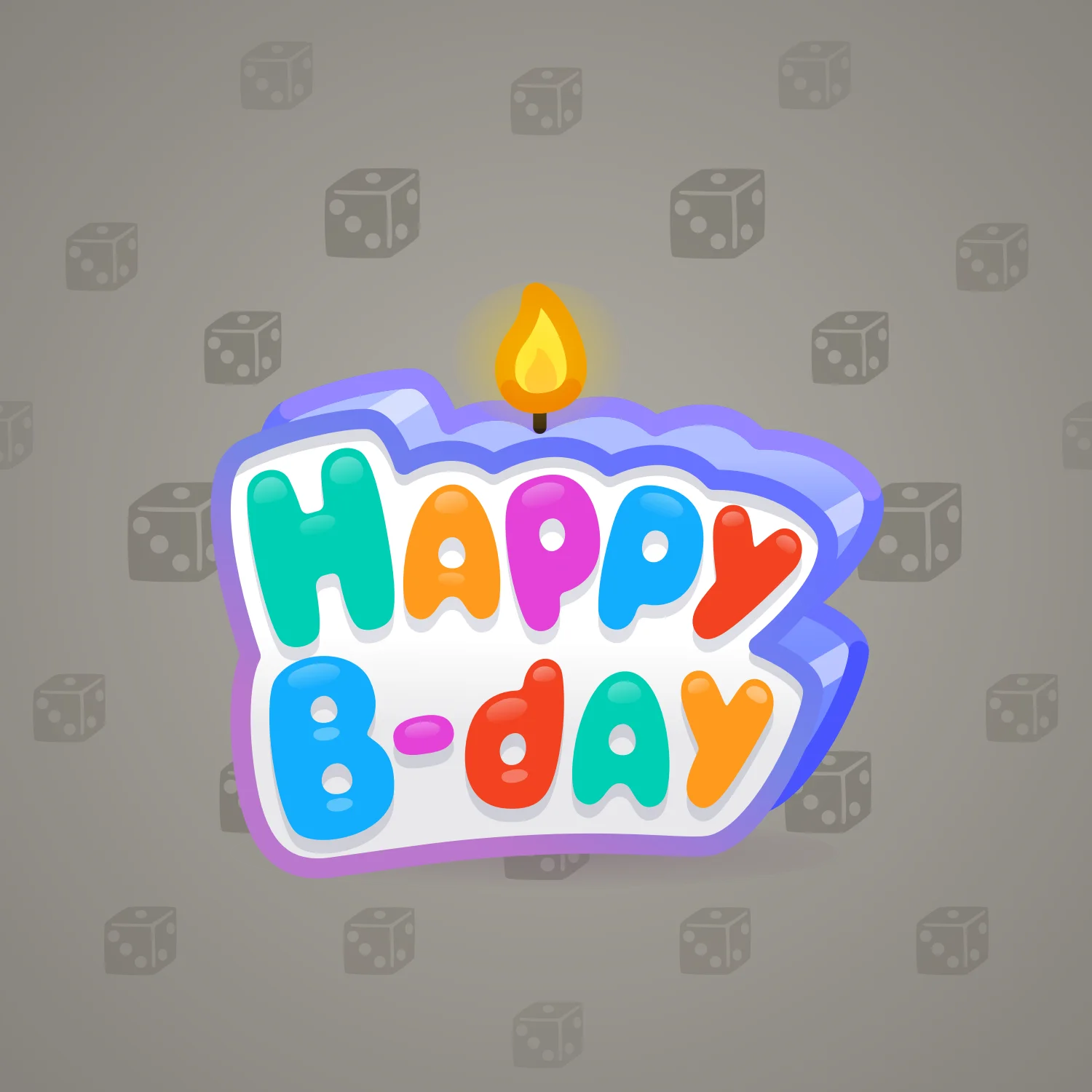 B-Day Candle