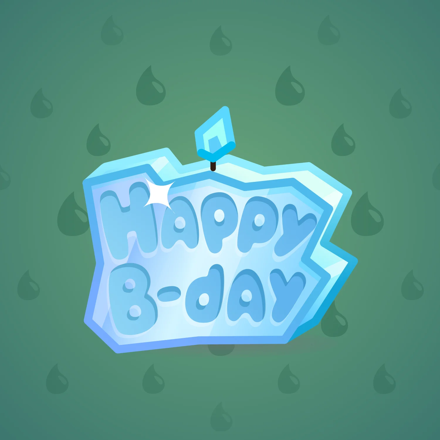 B-Day Candle