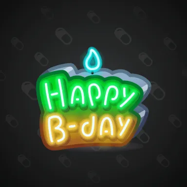 B-Day Candle