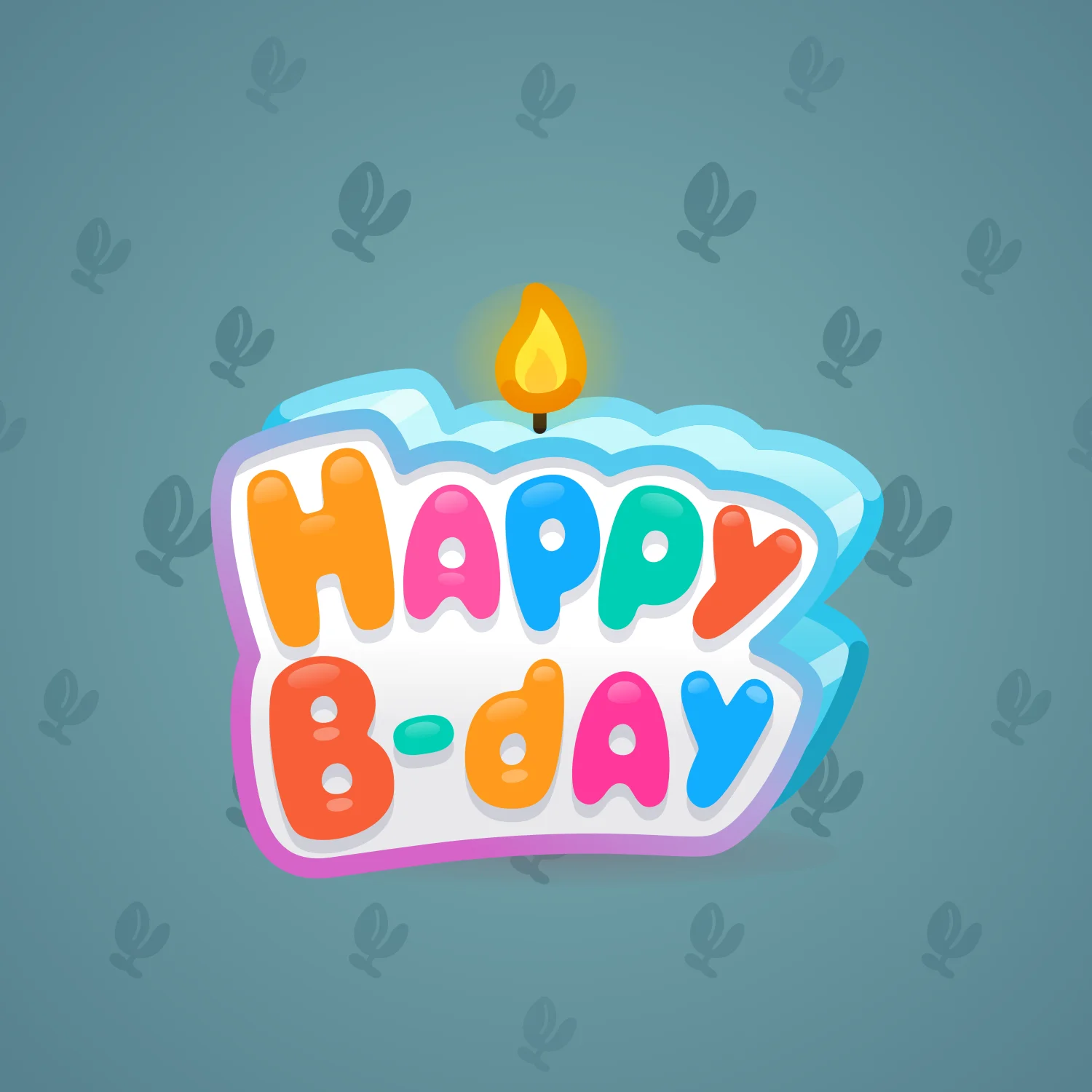 B-Day Candle #3494
