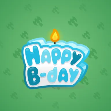 B-Day Candle #35158