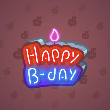 B-Day Candle
