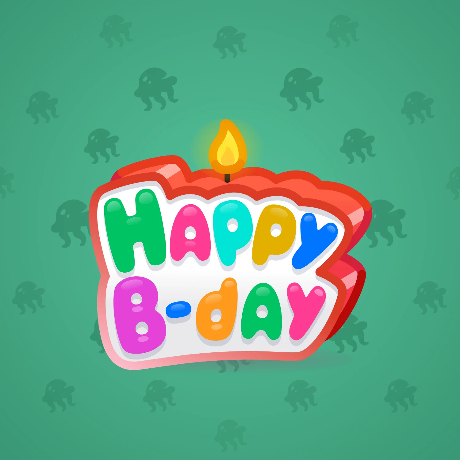 B-Day Candle
