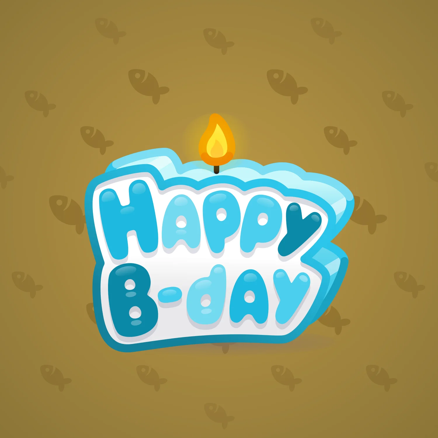 B-Day Candle #39055