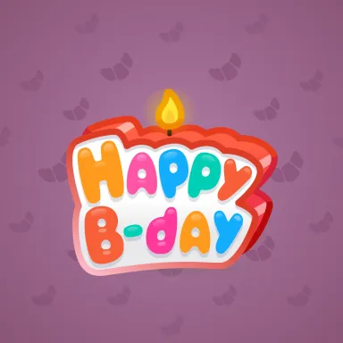 B-Day Candle #39494
