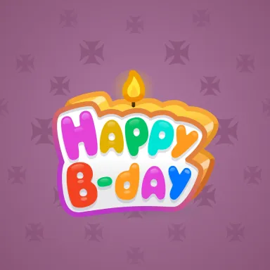 B-Day Candle #4018