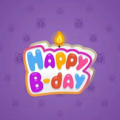 B-Day Candle #40471