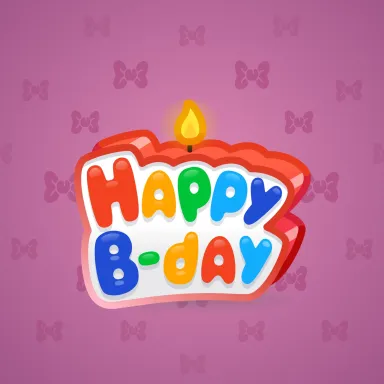 B-Day Candle
