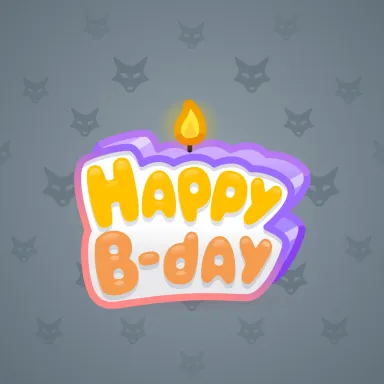 B-Day Candle #4084