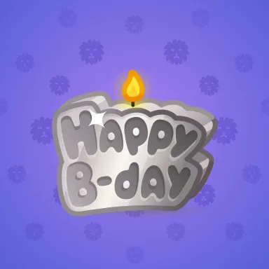 B-Day Candle