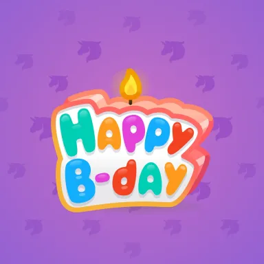 B-Day Candle