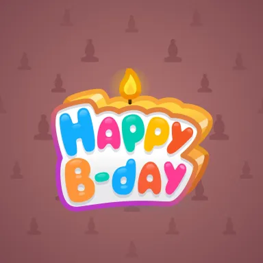 B-Day Candle #44149