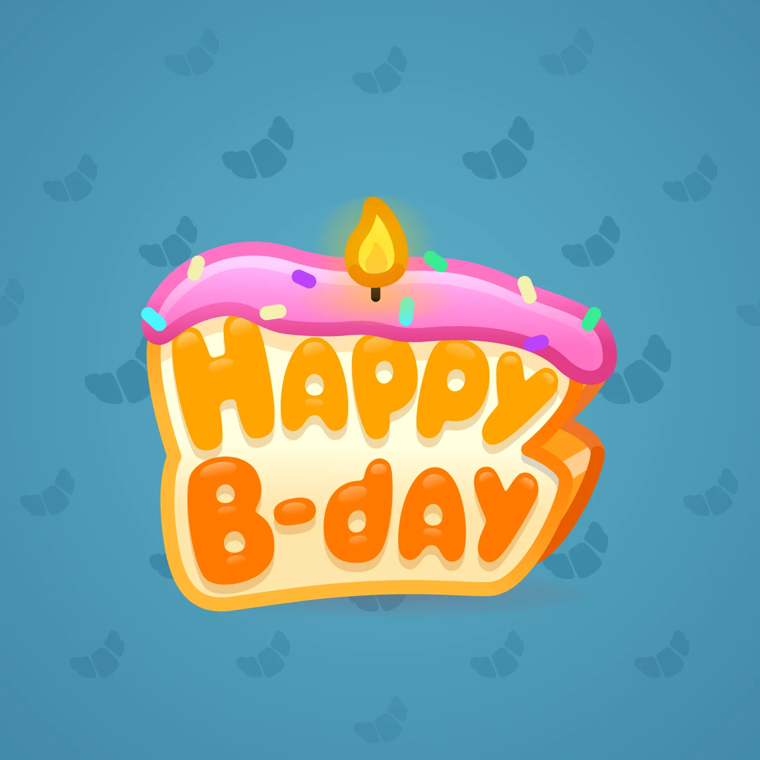 B-Day Candle