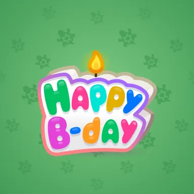 B-Day Candle #4460